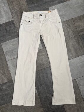 Anthropologie sz 27 Pilcro and the Letterpress khaki flare jean